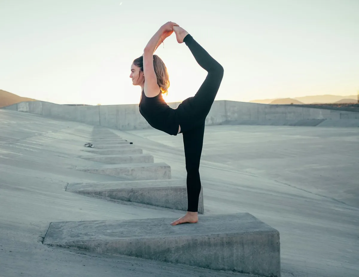 Woman wearing Performance Heritage activewear outdoors